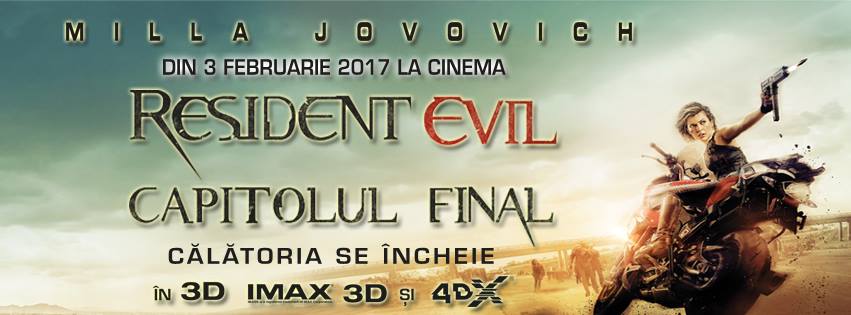  “Resident Evil. Final Chapter”, lider detașat de box office în România