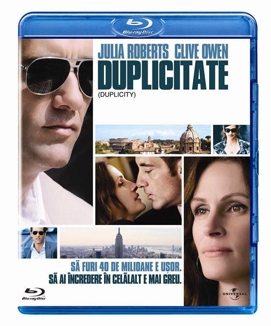 Julia Roberts si Clive Owen, in „Duplicitate”, pe DVD si Blu-ray
