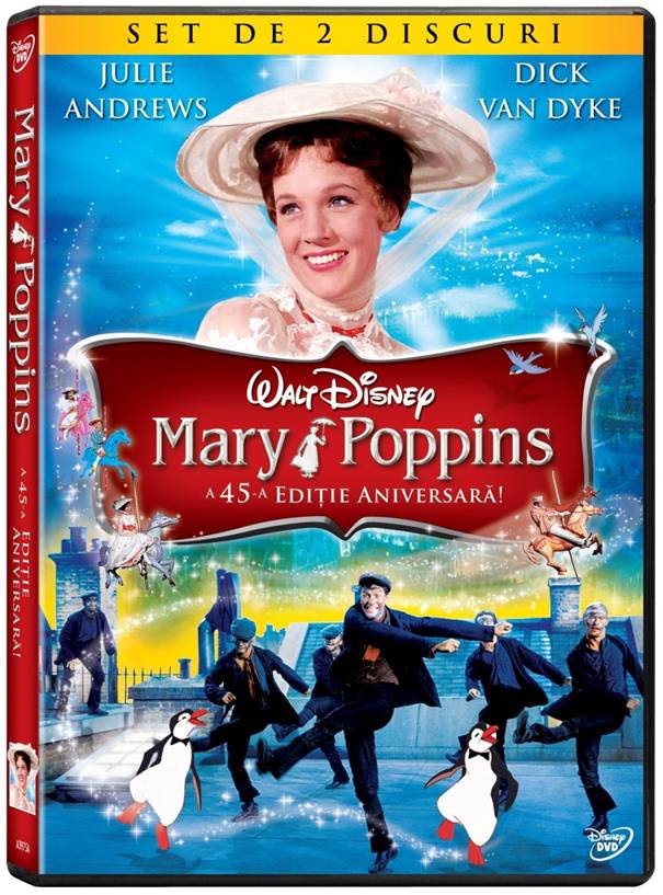 "Mary Poppins", pe DVD