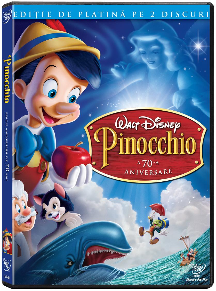 Animatia Disney "Pinocchio", pentru prima data pe DVD in Romania