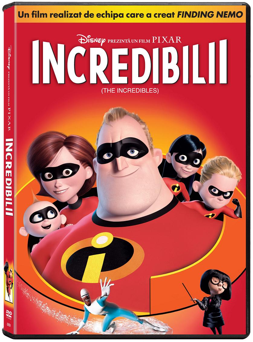 Animatia Disney „Incredibilii”, pe DVD